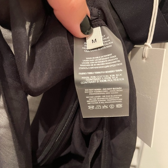 Nensi Dojaka sheer silk maxi dress with side slit - Picture 10 of 10